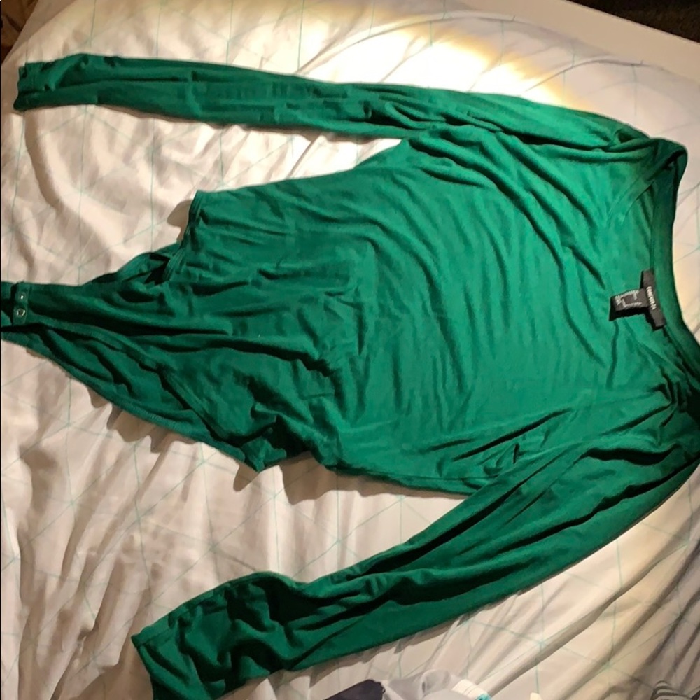 Green bodysuit
